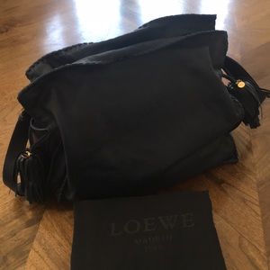 Loewe Bolso Flamenco Bag 36 Never Worn in Indigo